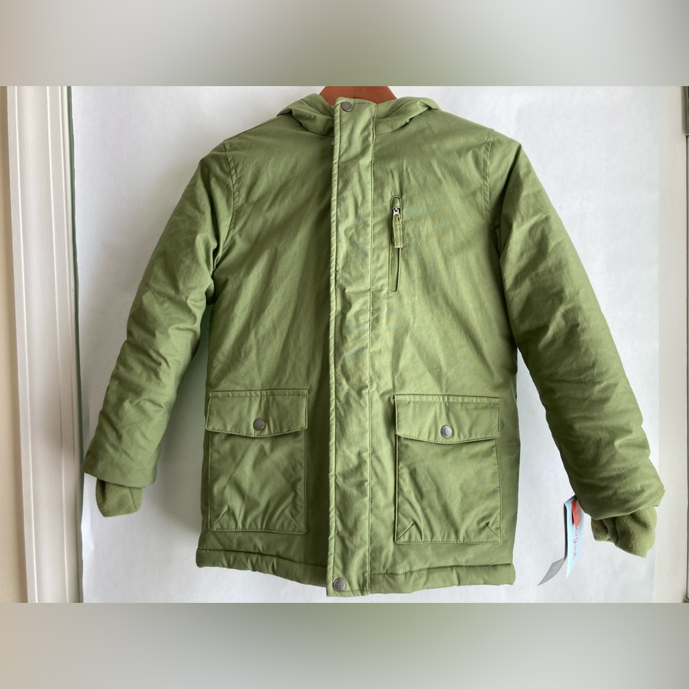 CAT & JACK Heavyweight Parka - Olive Green - Kids 8/10